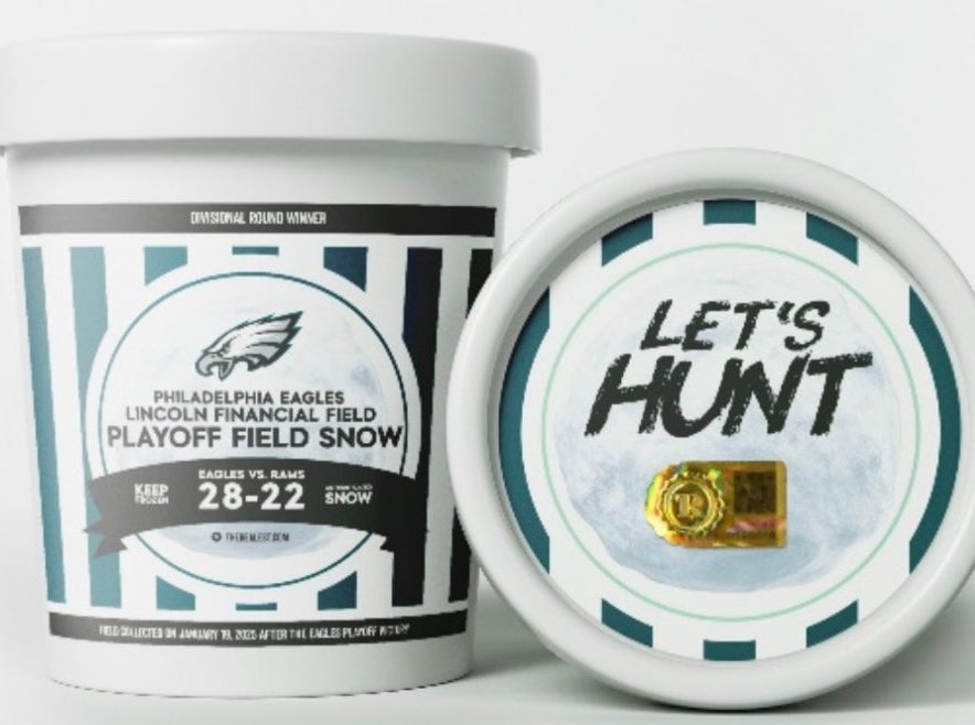 Eagles Fans Are Truly Out Of Their Minds, Now Purchasing Authenticated Jars of Snow From The Field During NFC Divisional Game