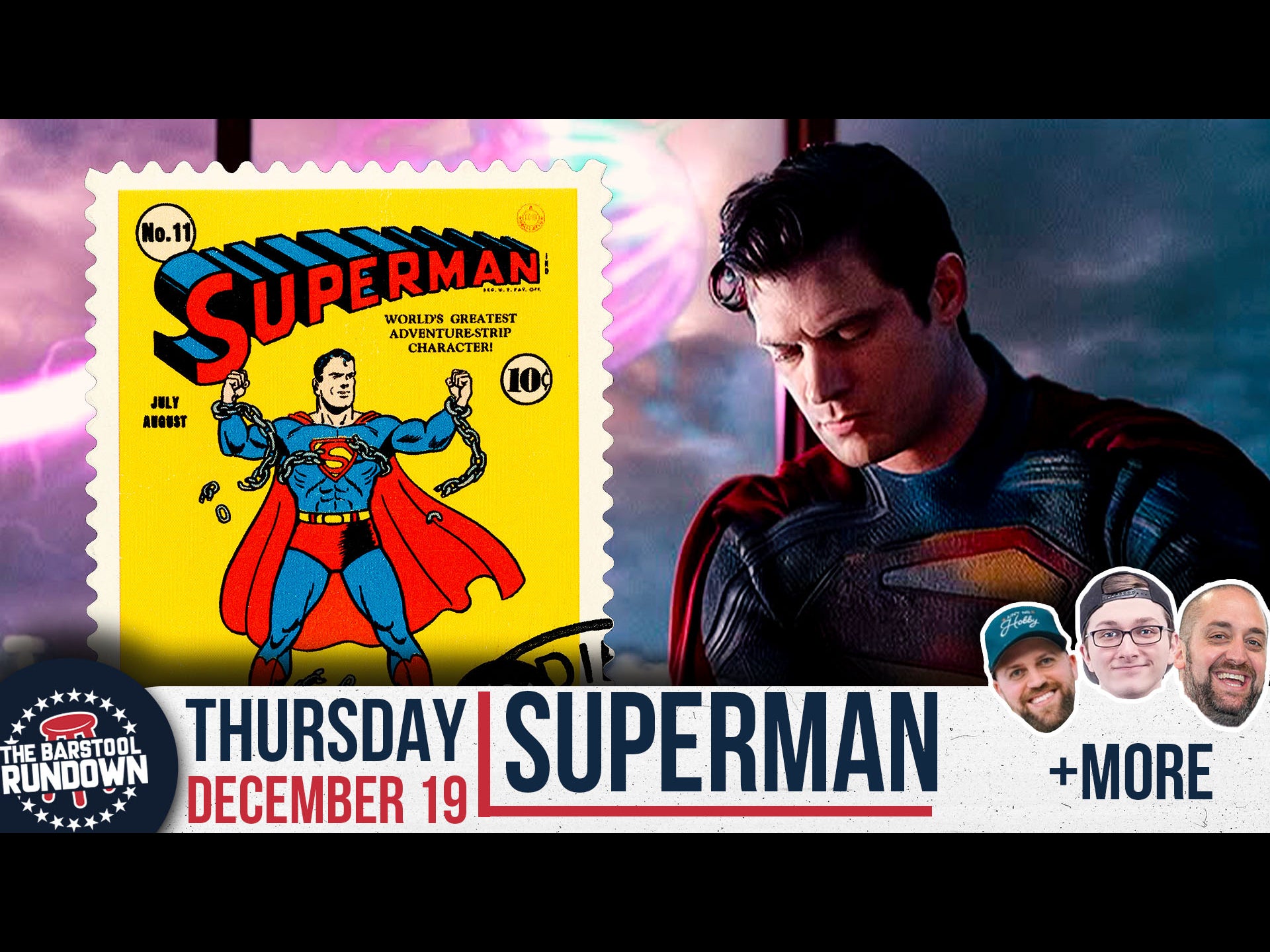 The New Superman Teaser Looks AWESOME - Barstool Rundown - December 19th, 2024