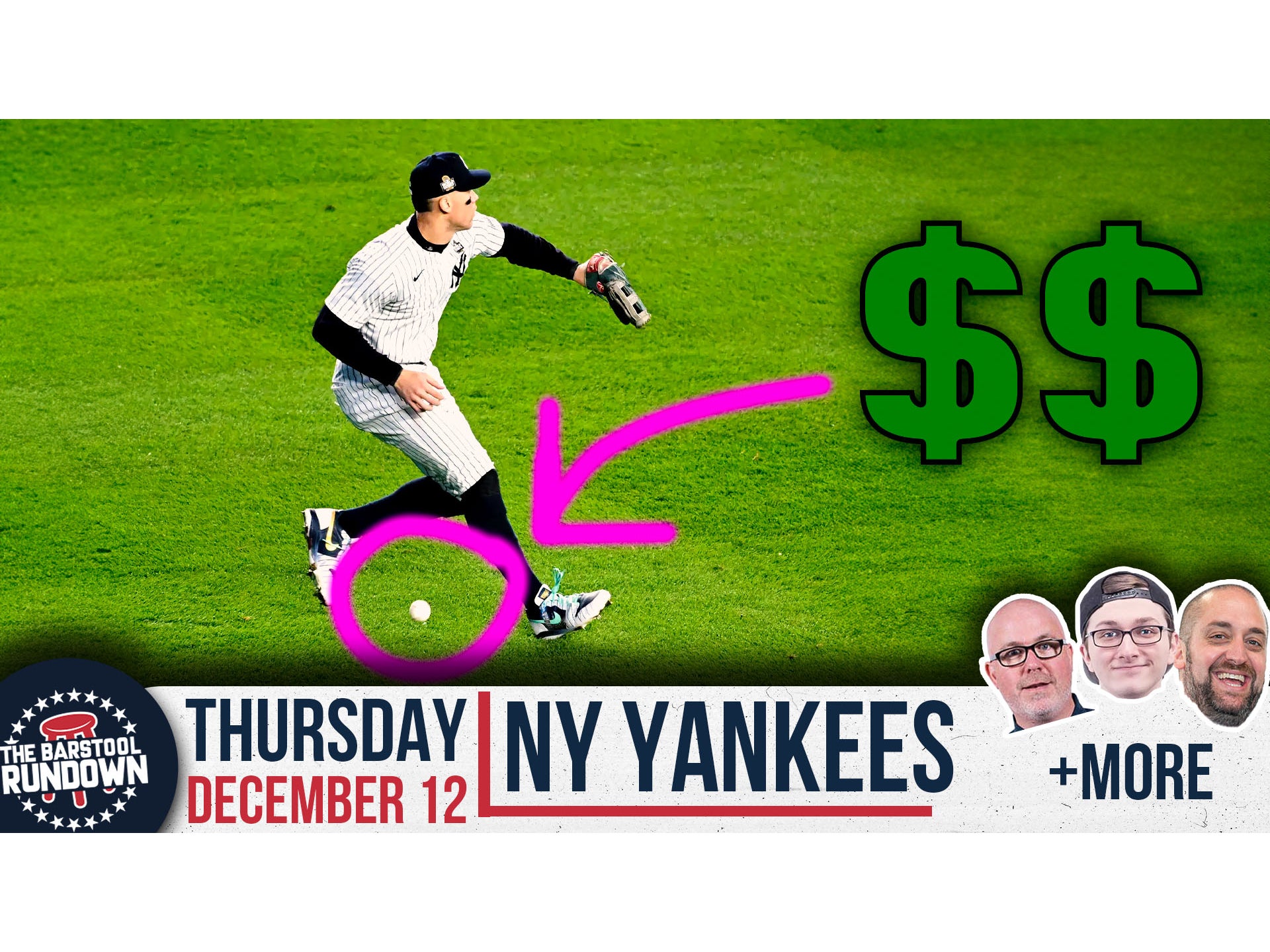 The MLB is Auctioning Off Aaron Judge's Game 5 Dropped Ball - Barstool Rundown - December 12th, 2024