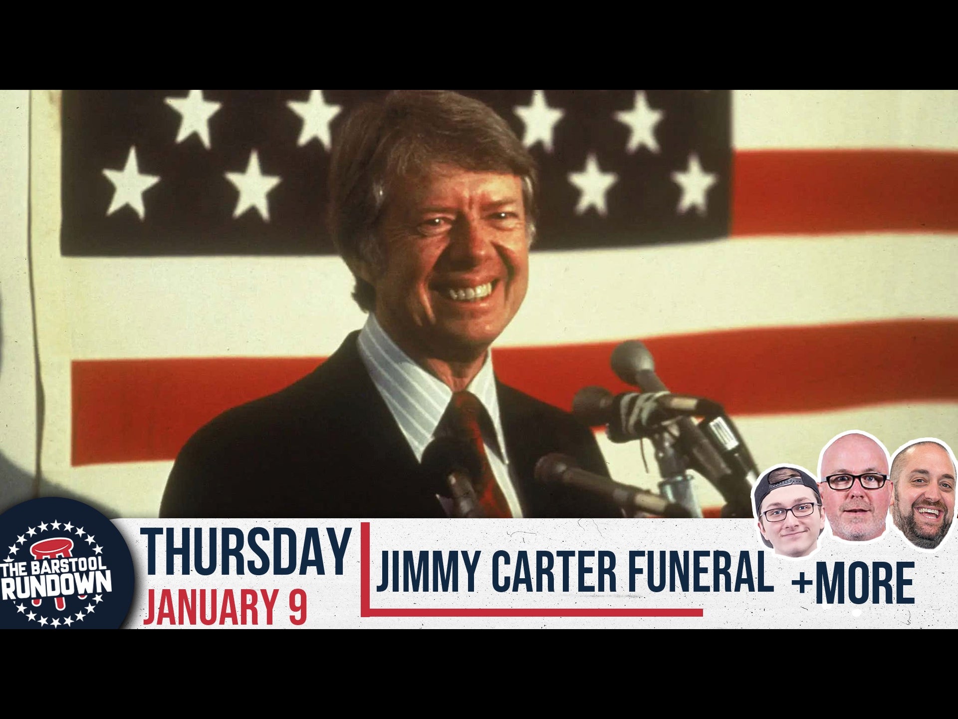 The Former Presidents Met Up at Jimmy Carter's Funeral - Barstool Rundown - January 9th 2025