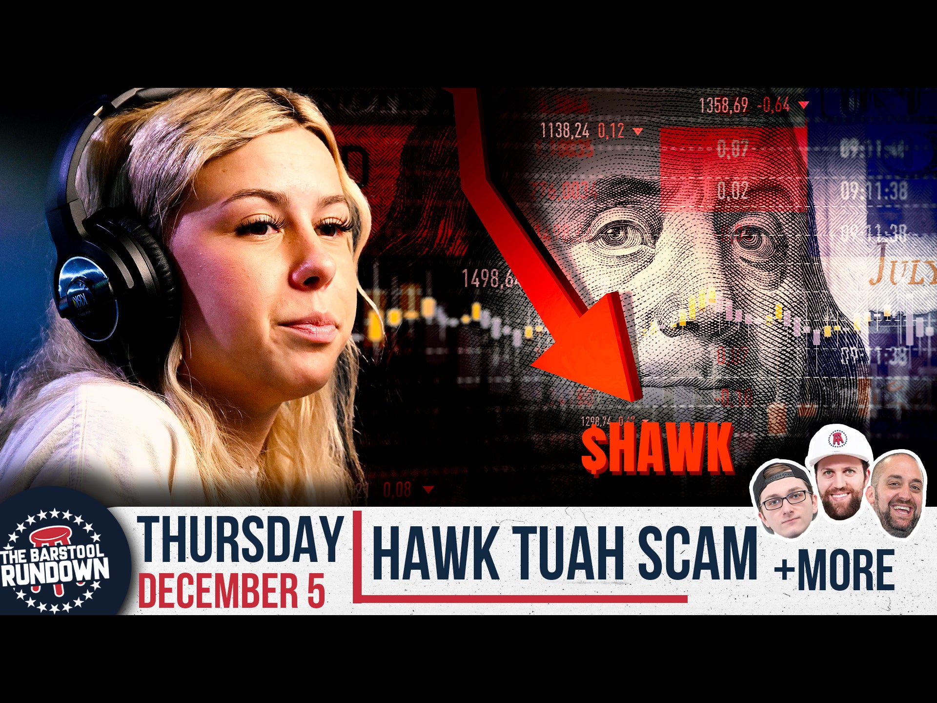 People Call for Hawk Tuah's Arrest After Meme Coin Disaster - Barstool Rundown - December 5, 2024